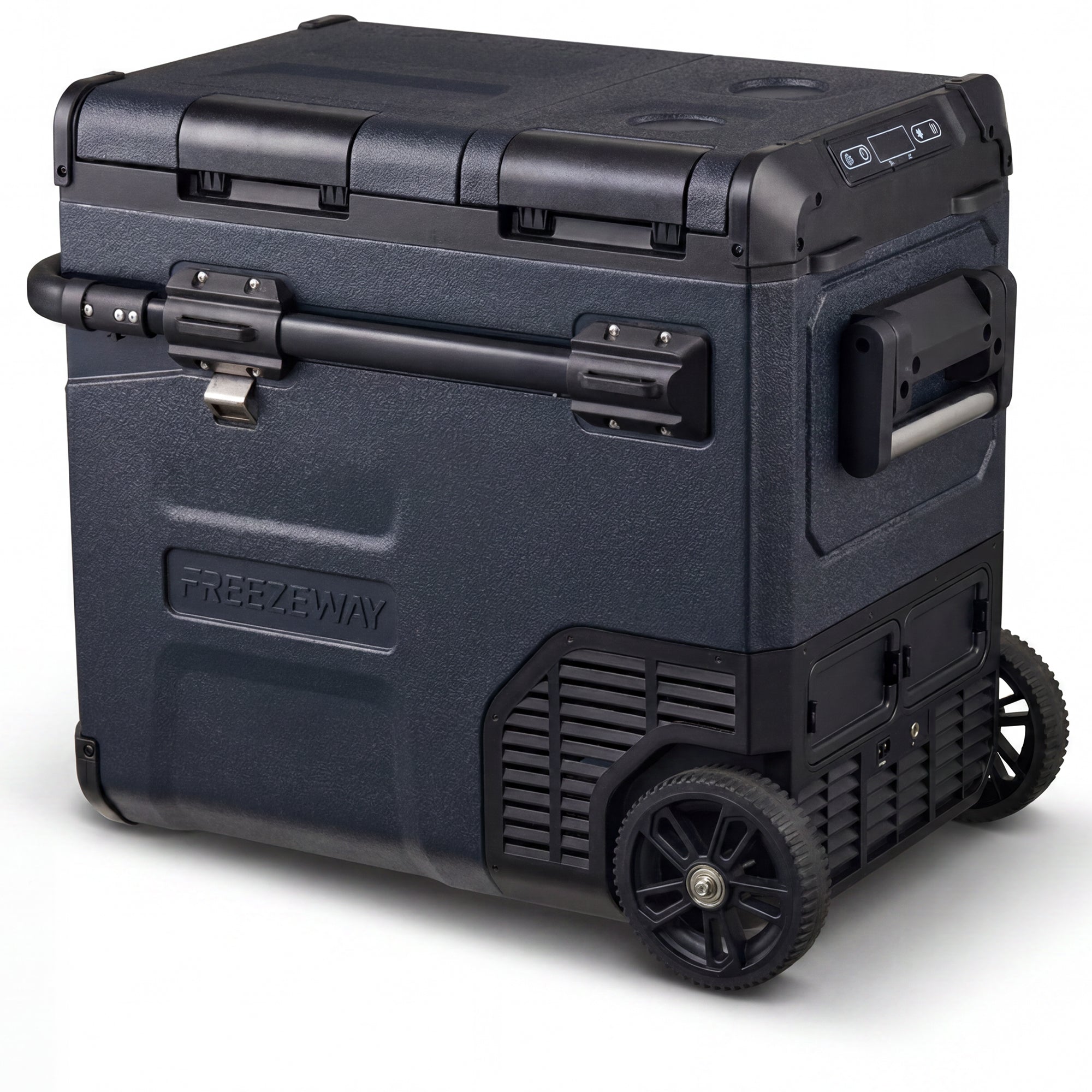 FreezeWay 12 Volt Refrigerator Car Fridge, 58QT Dual Zone Portable Refrigerator Fridge